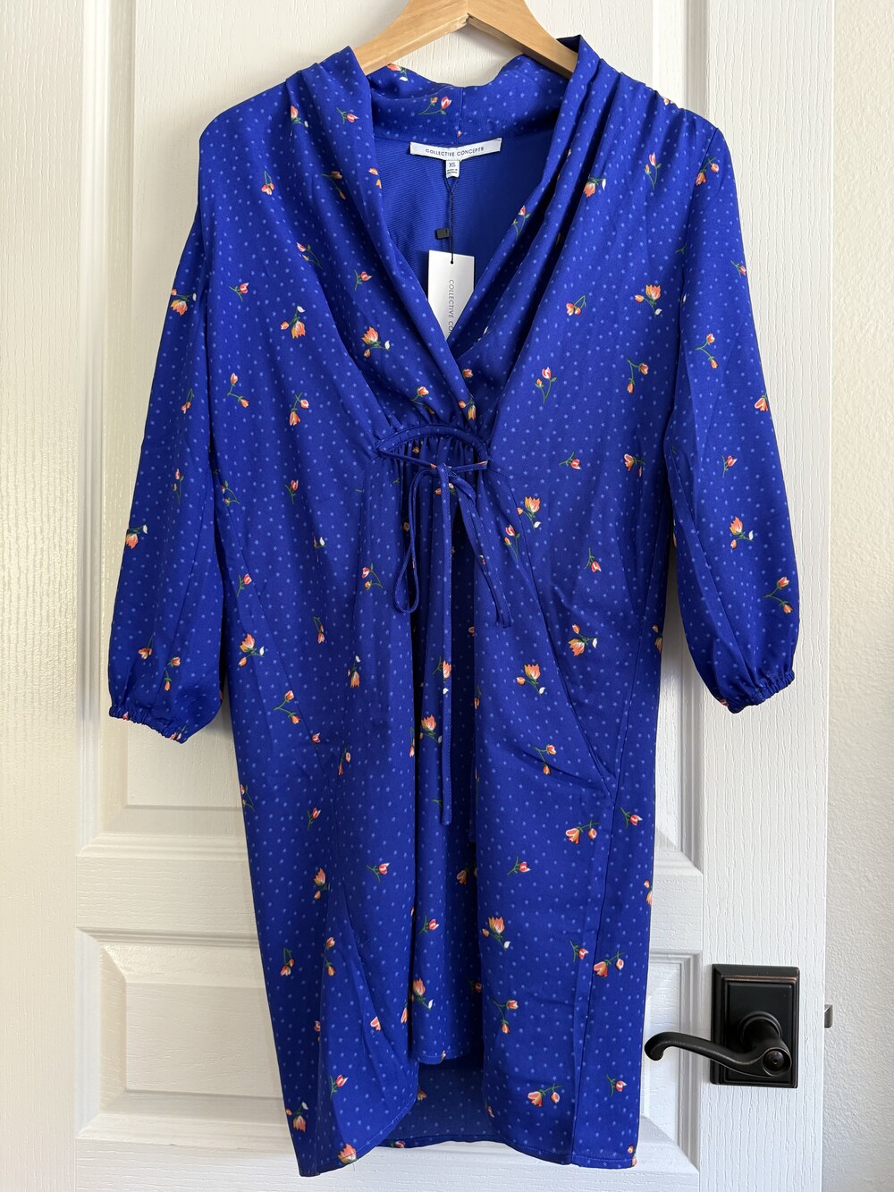 Nwt Nordstrom Collective Concepts Blue floral print dress